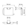 Accesorios y ayudas baño - Portarrollos con Tapa UMA Neodek Cromo