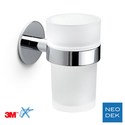 Accesorios y ayudas baño - Portavasos Mural ARO Neodek Cromo
