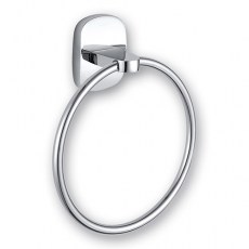 Accesorios y ayudas baño - Toallero de Anilla Croma Cromo Brillo