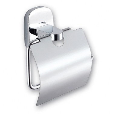 Accesorios y ayudas baño - Portarrollos con Tapa Croma Cromo Brillo