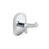 Accesorios y ayudas baño - Percha Doble Croma Cromo Brillo