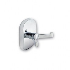 Accesorios y ayudas baño - Percha Doble Croma Cromo Brillo