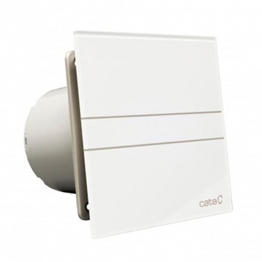 Extractores - CATA Extractor Baño Axial E GLASS E-100 G Cristal Blanco
