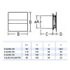 Extractores - CATA Extractor Baño Axial E GLASS E-100 G BK Cristal Negro