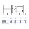 Extractores - CATA Extractor Baño Axial E GLASS E-150 GTH Hygro Cristal Blanco