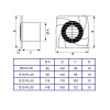 Extractores - CATA Extractor Baño B8 PLUS Blanco