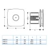 Extractores - CATA Extractor Baño Axial X-MART 15 Inox