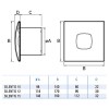 Extractores - CATA Extractor Baño Axial SILENTIS 12 Inox