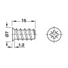 Tornillo Euro de Unión para Ixconnect UC 16/64