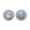 Condenas - Descondenas - Condena Descondena con Roseta 01WC Ø35x10 mm Cromo Satinado