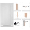 Corredera puerta interior - Sistema Puerta Corredera Libro KIT 0200/1