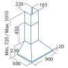 Campanas extractoras - Cata Campana Omega 900 WH 90cm Blanco
