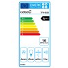 Campanas extractoras - CATA Campana TFH 6830 GWH Cristal Blanco