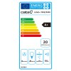 Campanas extractoras - CATA Campana Inclinada JUNO+ 7000 GBK 70cm Cristal Negro