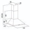 Campanas extractoras - CATA Campana Decorativa VK 5000 X 50cm Inox