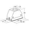 Campanas extractoras - CATA Campana GC Dual WH 45 50cm Blanco