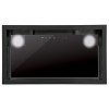 Campanas extractoras - CATA Campana GC Dual BK 45 50cm Cristal Negro