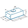 Campanas extractoras - CATA Campana G 50 Lux X Inox