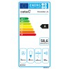Campanas extractoras - CATA Campana Inclinada Thalassa 900 GBK 90cm Cristal Negro