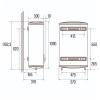 Termos - CATA Termo Eléctrico CTRS-100 E-SMART REV SLIM Blanco