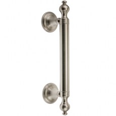 Manillones con roseta - Manillón Tubo Liso 250 mm Níquel Mate