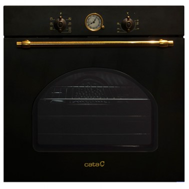 Hornos - CATA Horno Rústico MRA 7108 BK Cristal Negro