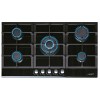 Placas de gas - CATA Encimera Gas LCI 9041 BK 5 Zonas Cristal Negro