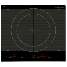 Placas de inducción - CATA Encimera Flex Inducción Giga 600 BK 4 Zonas Cristal Negro