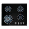 Placas de gas - CATA Encimera Gas CCI 6031 BK 4 Fuegos Cristal Negro