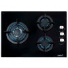 Placas de gas - CATA Encimera Gas CCI 5003 BK 3 Fuegos Cristal Negro