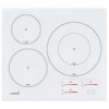 Placas de inducción - CATA Encimera Inducción INSB 6030 WH 3 Zonas Cristal Blanco