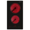 Vitrocerámicas - CATA Encimera Vitrocerámica TD 3002 BK /B 2 Zonas Cristal Negro