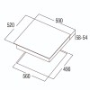 Placas de inducción - CATA Encimera Inducción IB 6303E2 BK 3 Zonas Cristal Negro