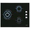 Placas de gas - CATA Encimera Gas Butano CIB 6021 BK 3 Fuegos Cristal Negro