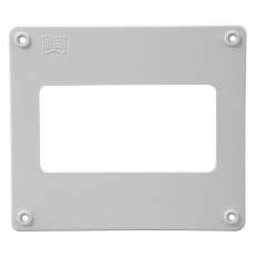 Ventilación - Remate Pared Rectangular Ventilación 150x75 mm Blanco