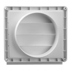 Ventilación - Ventanilla Salida Redonda Ventilación Ø120 mm Blanco