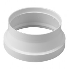 Ventilación - Adaptador Redondo Ventilación Ø125 a Ø120 mm Blanco