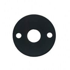 Varios forja - Roseta Lisa para Condena Ø36 mm Negro
