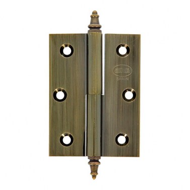 Bisagras de pala - Bisagra 1007 90x60 mm Izquierda con Remate Cuero