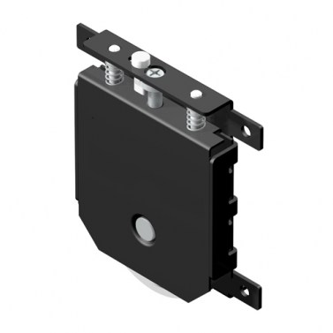 Corredera y kit para armario - Rueda Inferior Terra S75 y S85 Ø60 Diente Negro