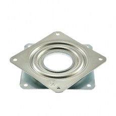 Soportes TV - Plataforma Giratoria Mini 80x80 mm Zincado