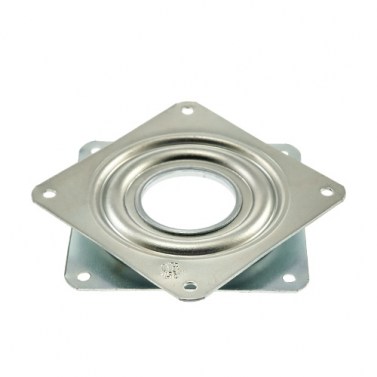 Soportes TV - Plataforma Giratoria Mini 80x80 mm Zincado