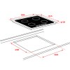Placas de inducción - TEKA Encimera Inducción IKNOB IT 6350 3 Zonas