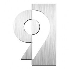 Número 9 de 75 mm Inox Cepillado