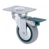 Rueda Goma Serie B-PGI 1-0549 25 Kg 60 mm Pletina y Freno