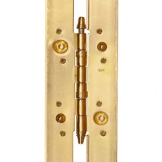 Bisagra Antipalanca Larga 1063 con Remate 2100x40 mm Dorado