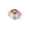 Pomos mueble - Pomo Panal Ø45mm Porcelana Blanca y Rosa