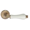 Juego Manivela con Roseta 108 BEL.LA Fumé Porcelana Marfil