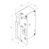 Abrepuertas Eléctrico - Cierre Eléctrico Sobreponer Horizontal Reversible JIS 1093 Automático