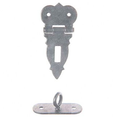 Cierre Arcón 10A 28x58 mm Plata Vieja